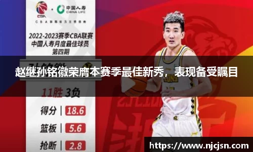 赵继孙铭徽荣膺本赛季最佳新秀，表现备受瞩目